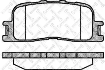 Комплект тормозных колодок, дисковый тормоз STELLOX купить